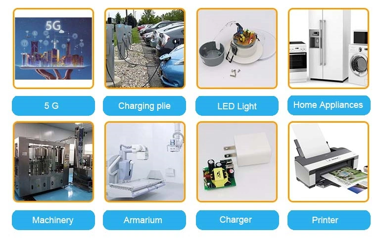 Ep Series SMD Step-up/ Down Transformers for Poe Power Over Ethernet Applications 5V 200mA 1500VDC Flyback Converters for DC/ DC Converters SMPS