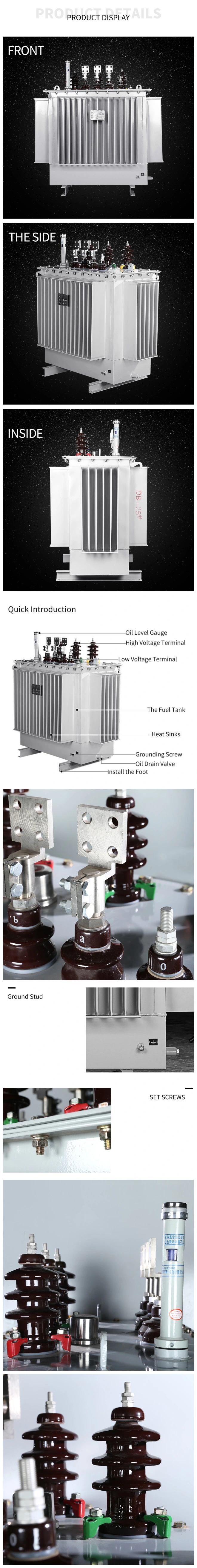 630kVA 6kv/10kv Petrochemical Power Distribution Transformer for Refinery Encapsulated Transformer Petrochemical Refinery Transformers