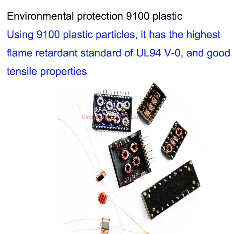 10/100/1000/2.5g/10g Base T Single Port DIP Fliter Modules Network Ethernet Control Electric LAN Transformers