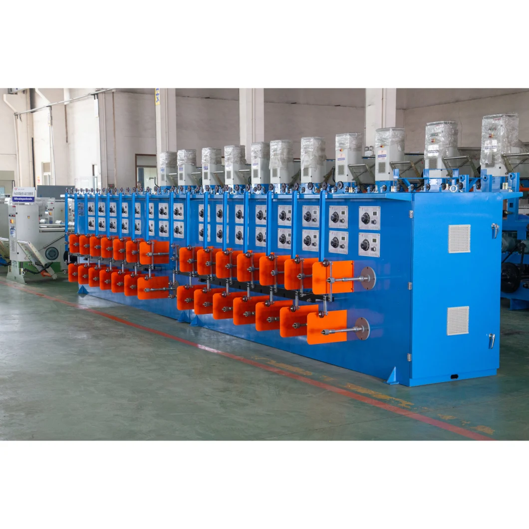 High Speed Fuchuan Brand Copper Cable Wire Annealing Tinning Winding Extrusion Extruder Bunching Machine