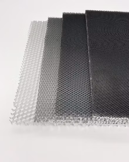 Anima a nido d'ape in microalluminio verniciato a polvere